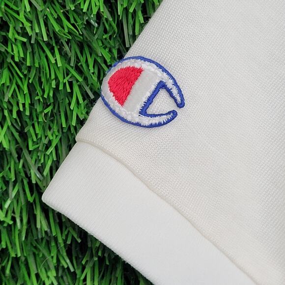 Vintage 80s Champion Collared Shirt Small 17x26 White - Picture 14 of 16